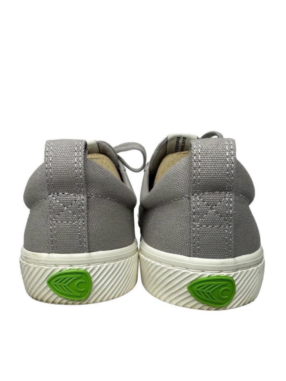 Cariuma OCA Low Light Grey Canvas Unisex Sneaker Women’s m 11 Men’s 9.5 - Picture 9 of 14